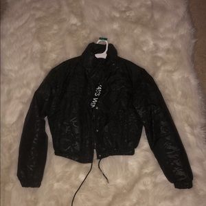 cropped puffer jacket